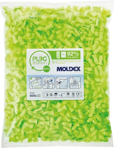 MOLDEX Spine di protezione delludito monouso Contours Confezione di ricarica 746001 (500 paia) NUOVO