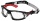 bolle safety glasses RUSH+ with headband,frame red / black ? Clear PC RUSHPFSPSI NEW