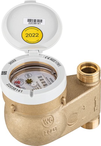 Contador de tubo ascendente KW MNRS Qn 10, DN40 (1 1/2""), L 150 mm Incl.tasa de calibración y conformidad NUEVO