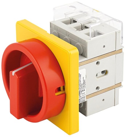 Interruptor principal de parada de emergencia Elektra para montaje frontal, DK1 04/HS-F35-D-RG NUEVO