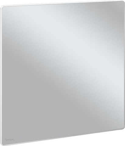 Miroir Hüppe Select+ argent mat l x h : 213 x213 mm NOUVEAU