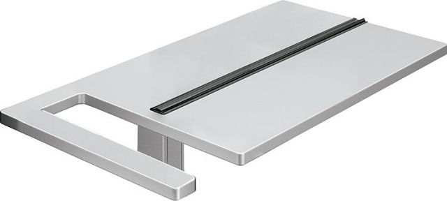 Hüppe Shower Board Select+ argent mat l x p x h : 400 x 220 x 10 mm NOUVELLE