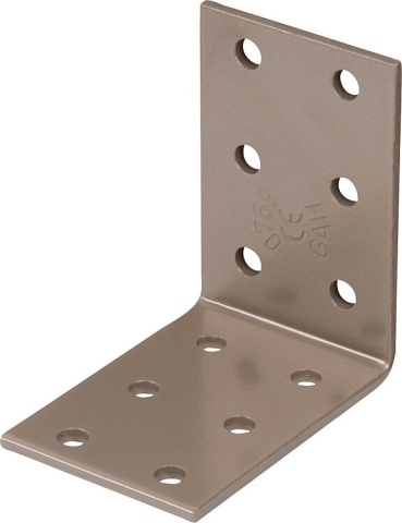 Alberts perforated plate angle DURAVIS 60 x 60 x 40 mm, material: steel, sendzimir galvanised, surface: pearl beige RAL 1035 NEW