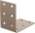 Alberts perforated plate angle DURAVIS 60 x 60 x 40 mm, material: steel, sendzimir galvanised, surface: pearl beige RAL 1035 NEW