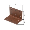 Alberts perforated plate angle DURAVIS 40 x 40 x 60 mm,...