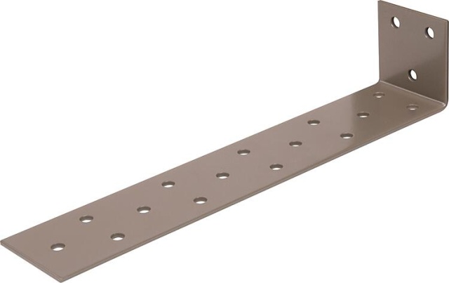 Alberts flat steel concrete anchor DURAVIS 205 x 40 x 40 mm, material: steel, sendzimir galvanised, surface: pearl beige RAL 1035 NEW