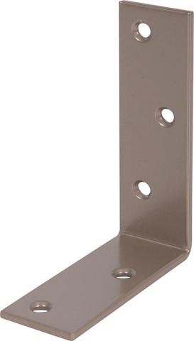 Alberts beam angle DURAVIS 75 x 100 x 30 mm, uneven-legged, material: steel, blue galvanised, surface: pearl beige RAL 1035 NEW