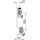 IMI Hydronic Heimeier floor heating manifold stainless steel type Dynacon with 7 heating circuits B-goods - one bracket missing NEW