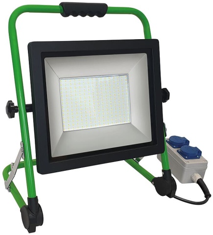 BERG LED werklamp BCL FOLD LED 200 incl. basisframe, 2 stopcontacten NIEUW