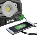 BERG Luz de trabajo LED a pilas BCL POCKET LED 20 AKKU NUEVO