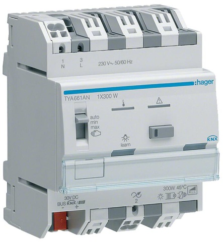 hager universele dimactor 1-voudig 300W KNX REG TYA661AN NIEUW