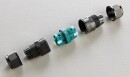 Heitronic cable connector 3-pole with 9-12mm cable...