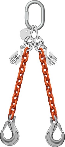 Dolezych sling chain 2 streng, 2.0/1.4t, 6mm lengte 2m NIEUW