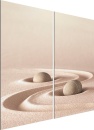 Shower Back Wall Set Stones Sand WxHxD 1250x2500x3 mm NEW