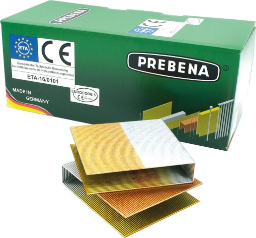 Prebena breedrugnieten type WP 130 mm, sterk gegalvaniseerd-harsgecoat, ETA-classificatie, PU = 1450 st. NIEUW