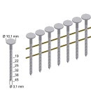 Clavos de fieltro para tejados Prebena tipo CNZ 3,1 x 22 mm, galvanizados en caliente, PU = 7200 unid. NUEVO