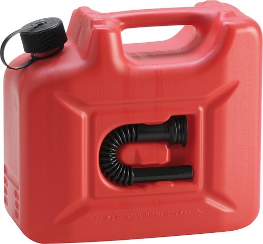 Hünersdorff Kraftstoffkanister Profi Kunststoff 10l, rot 801060 NEU