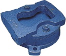 Giradischi Kiesel per LEINEN Vice JUNIOR 100 mm, blu NUOVO