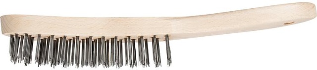 Brosse métallique PFERD HBU non torsadée, fil dacier Ø 0,35 mm, 4 rangées NEUF