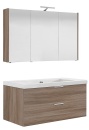 Evenes Set di mobili da bagno EPIL Serie MBF Canapa Olmo,...