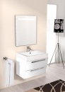 Evenes Set di mobili da bagno Serie ENNA MAB bianco opaco...