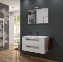 Set di mobili da bagno Evenes serie EDIA MAB bianco opaco...