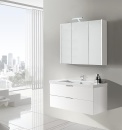 Evenes Set di mobili da bagno EPIL Serie MBF bianco opaco...