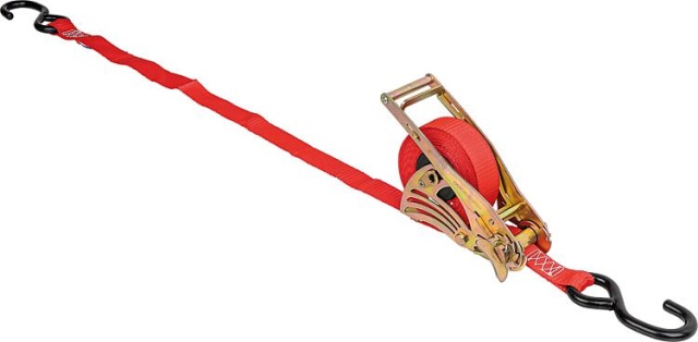 Quickloader lashing strap with retractor, 25mm 400 kg 4.2m NEW