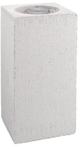 Skoberne Schachtelement Porifix, mit Kunststoff-Abgasleitung, 210 x 210 x 500 mm, DN 80 NEU