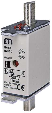 ETI NH Sicherung NH000 gG 125A/500V, VPE 3 NEU