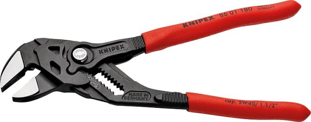 Alicate llave KNIPEX bruñido L=180 mm NUEVO