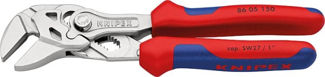 Clé à pince KNIPEX nickelée L=150 mm avec manche multi-composants NOUVEAU