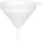 Hühnersdorf Funnel HD-PE 208 mm with eyelet,overflow rim and sieve, natural colour NEW