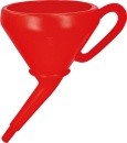 Hühnersdorf Funnel 205 mm HD-PE, with sieve,red,...