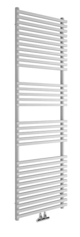 Evenes Radiateur sèche-serviettes Trapani 1640 x 600 mm avec raccord central, couleur Mineral Blanc VOV09 NOUVEAU