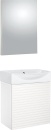 Evenes set de baño para invitados Mini 50 blanco mate 500 x 620 x 400 mm NUEVO