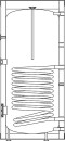 Bollitore per acqua calda Kospel SW-140 smaltato, con uno...