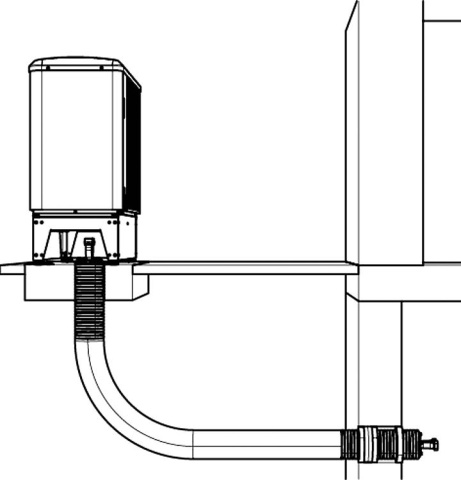 Wolf WP connection set cellar inlet, suitable for FHA 05/06, 06/07, DN200/40-10m, 9148014 NEW