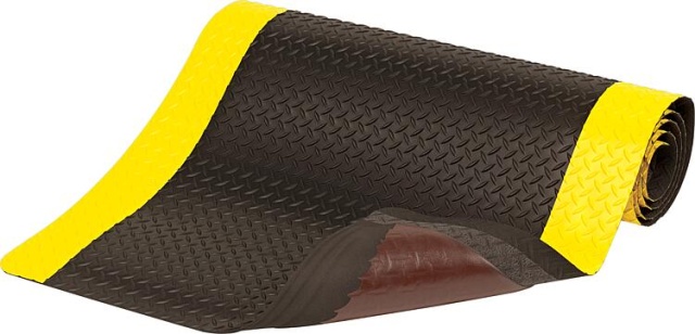 NOTRAX Tappetino anti-fatica Cushion Flex nero-giallo 489S002MBY NUOVO