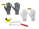 W+R work glove package assembly GR.L with free hacksaw NEW