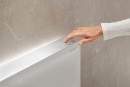 GEBERIT Monolith Plus sanitaire module voor wastafel WC 114cm, glas zandgrijs/aluminium NIEUW