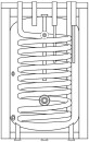 Kospel underfloor hot water tank SWK-120 enamelled, with...