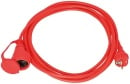 Verlengkabel rubber H05RR-F 3x1,5mm², 5m, rood NIEUW