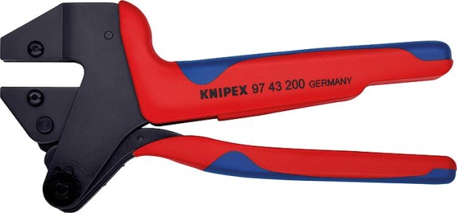 Pince à sertir KNIPEX pour matrices de sertissage interchangeables sans coffret de transport NOUVEAU