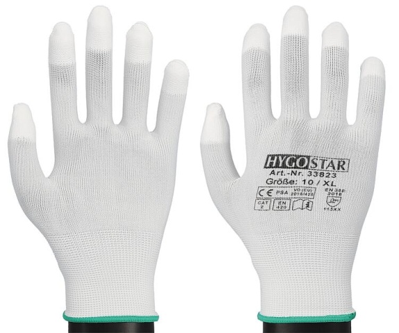 Human fijn gebreide handschoen Ultra Flex Finger, Human, GR. XL/10, paar NIEUW