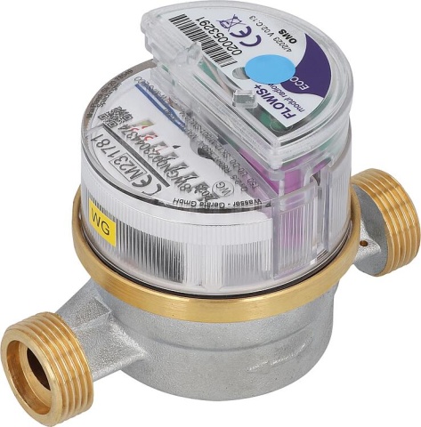 Dispositivos de agua KW contador de agua residencial Flowis Qn 1.5 L 130mm DN15(1/2) NUEVO