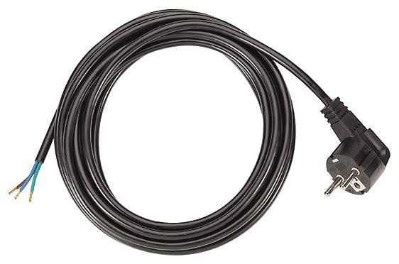 Bachmann cable de alimentación H05VV-F 3G1.0 304.184 2m negro NUEVO