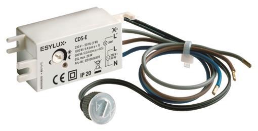 Interruptor crepuscular ESYLUX para reequipamiento CDS-E blanco ED10016509 NUEVO