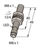 TURCK Induttivo BI2-EG08-AP6X-V1131 ** 4602050 NUOVO