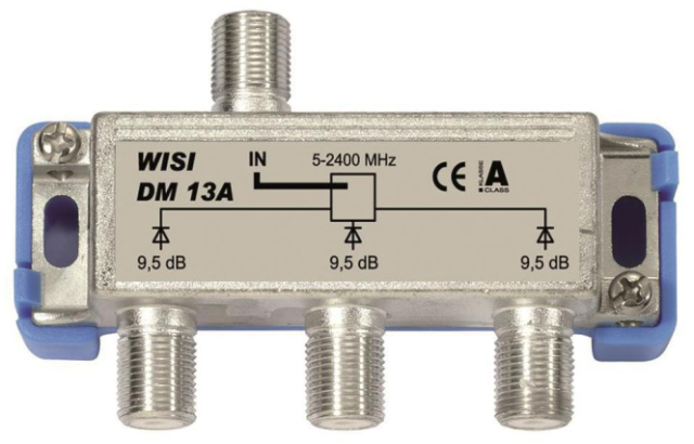 Sihn distributor 3-way DM13A 5-2400MHz 9.5dB NEW